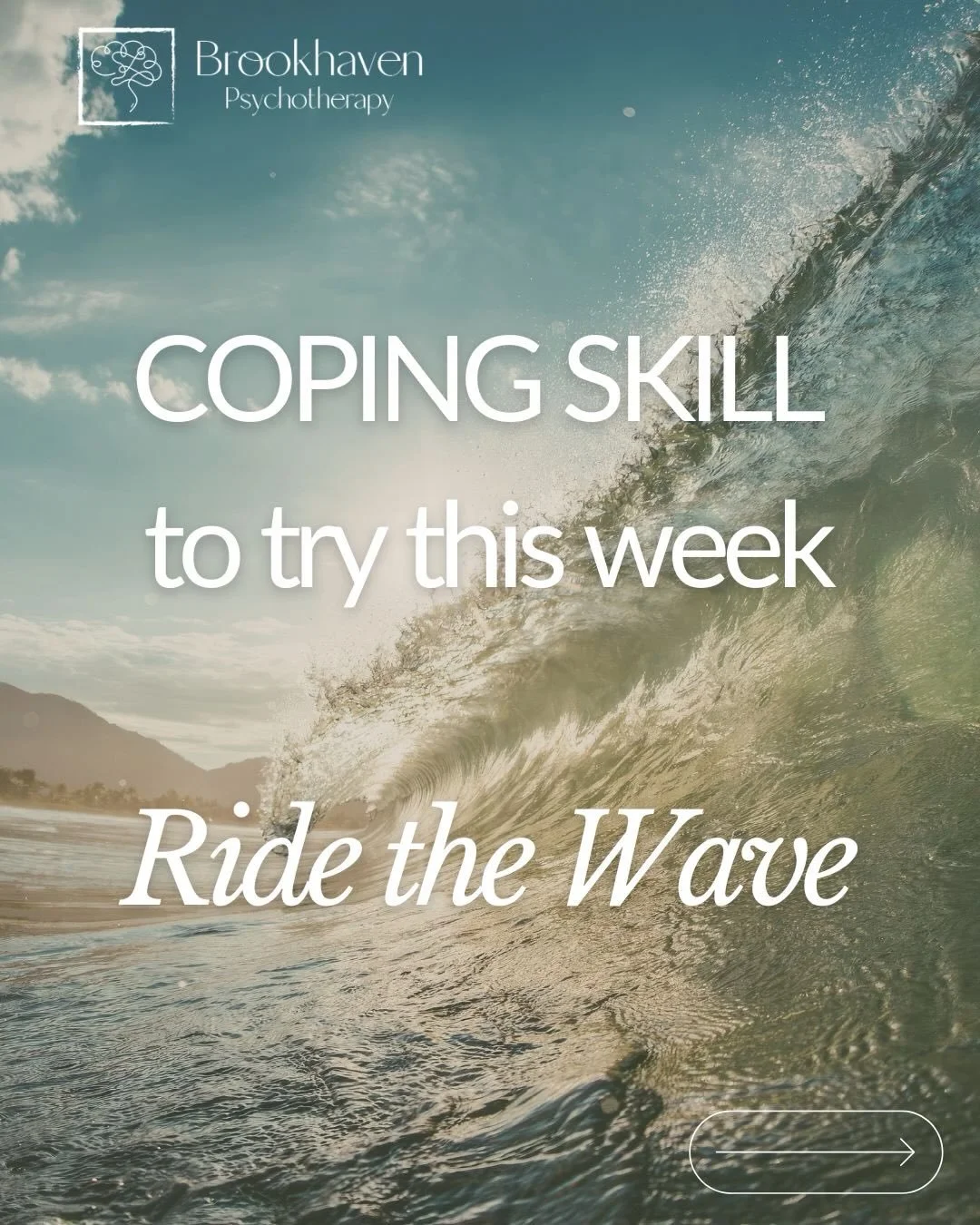 When feelings feel overwhelming, imagine them as waves. Notice their rise and fall, they always pass. 

Acceptance, not resistance, helps you cope. 

#Mindfulness #DBTskills #EmotionalHealth #CopingMechanisms #TherapyTips