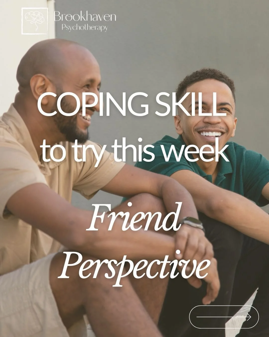 Many of us are far kinder to others than we are to ourselves. 

Pause and imagine how you&rsquo;d respond to a friend experiencing the same struggle. 

#SelfCompassion #MentalHealthTools