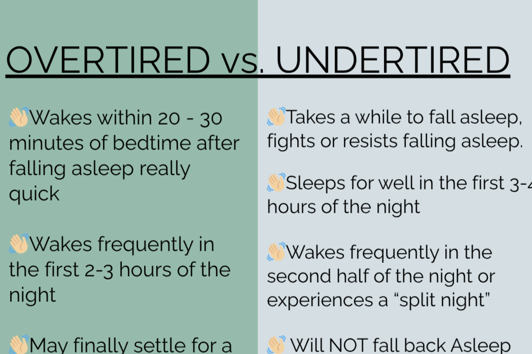 Overtired Vs. Undertired?