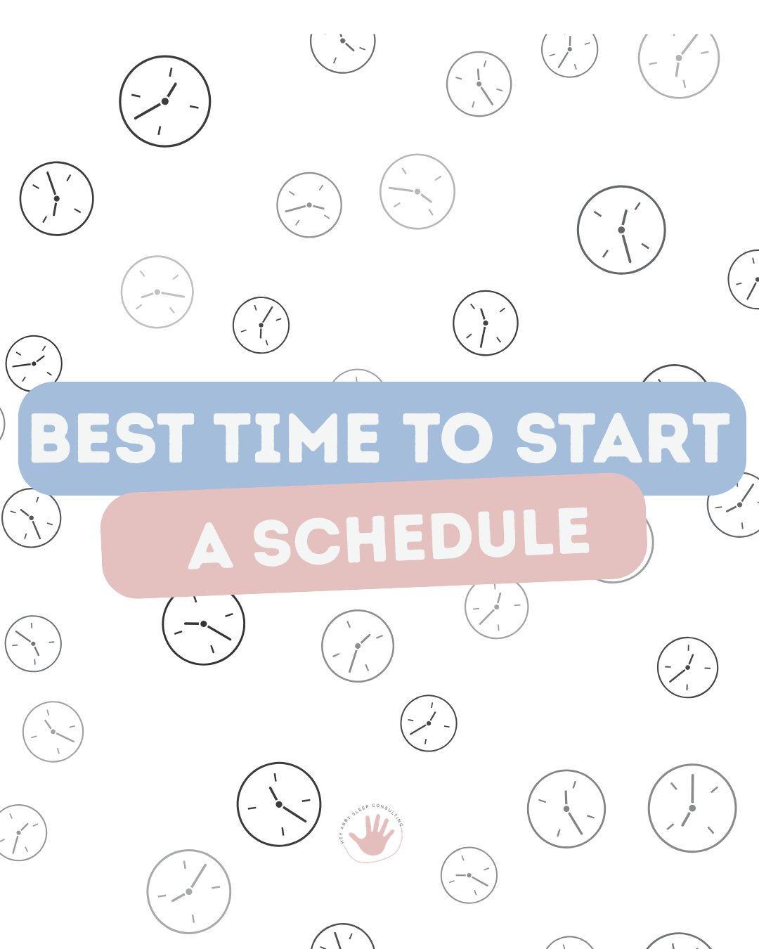 When Is the Best Time to Start a Schedule with Your Baby?