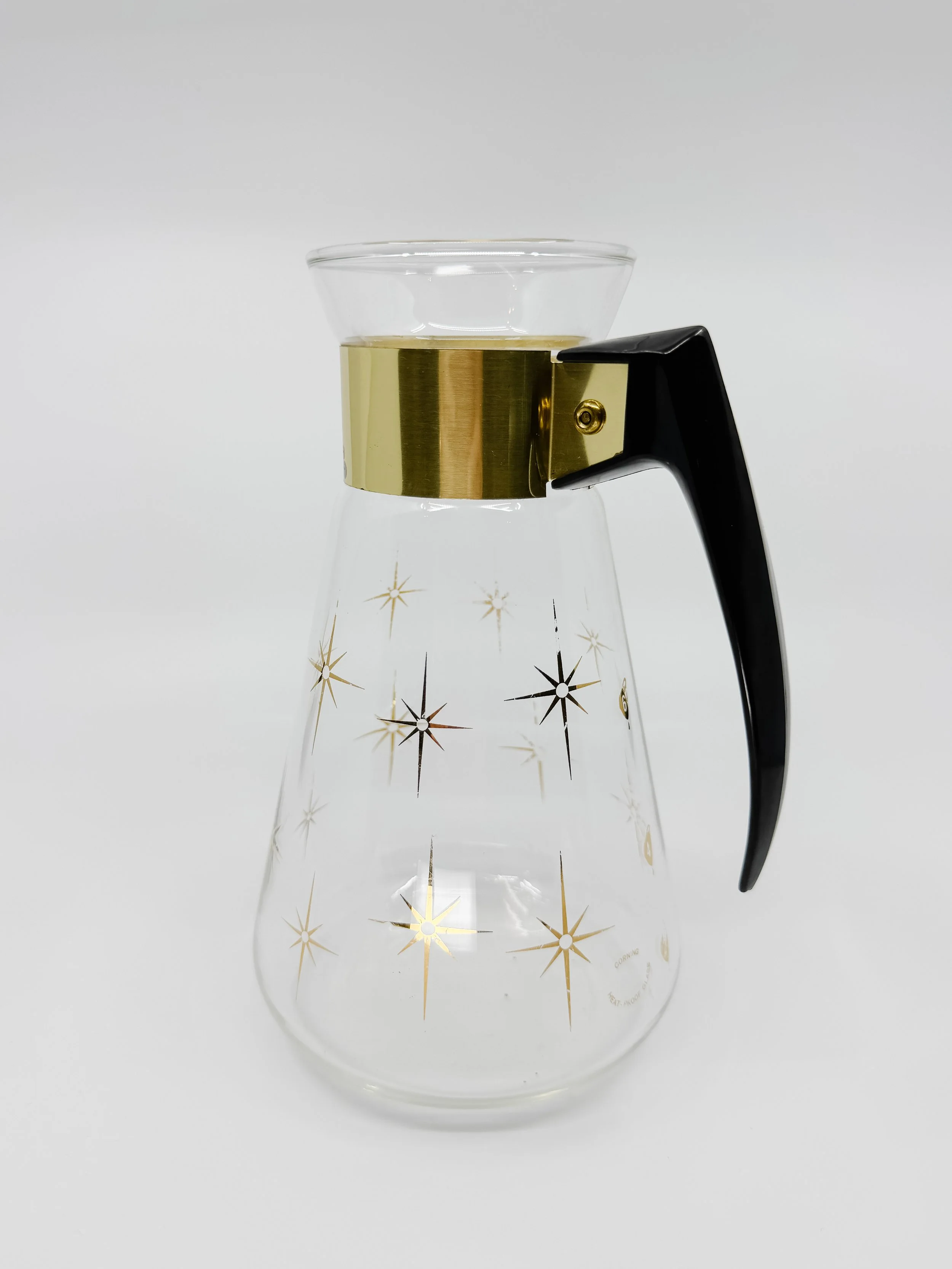 Mid-Century Starburst Pitcher Vase