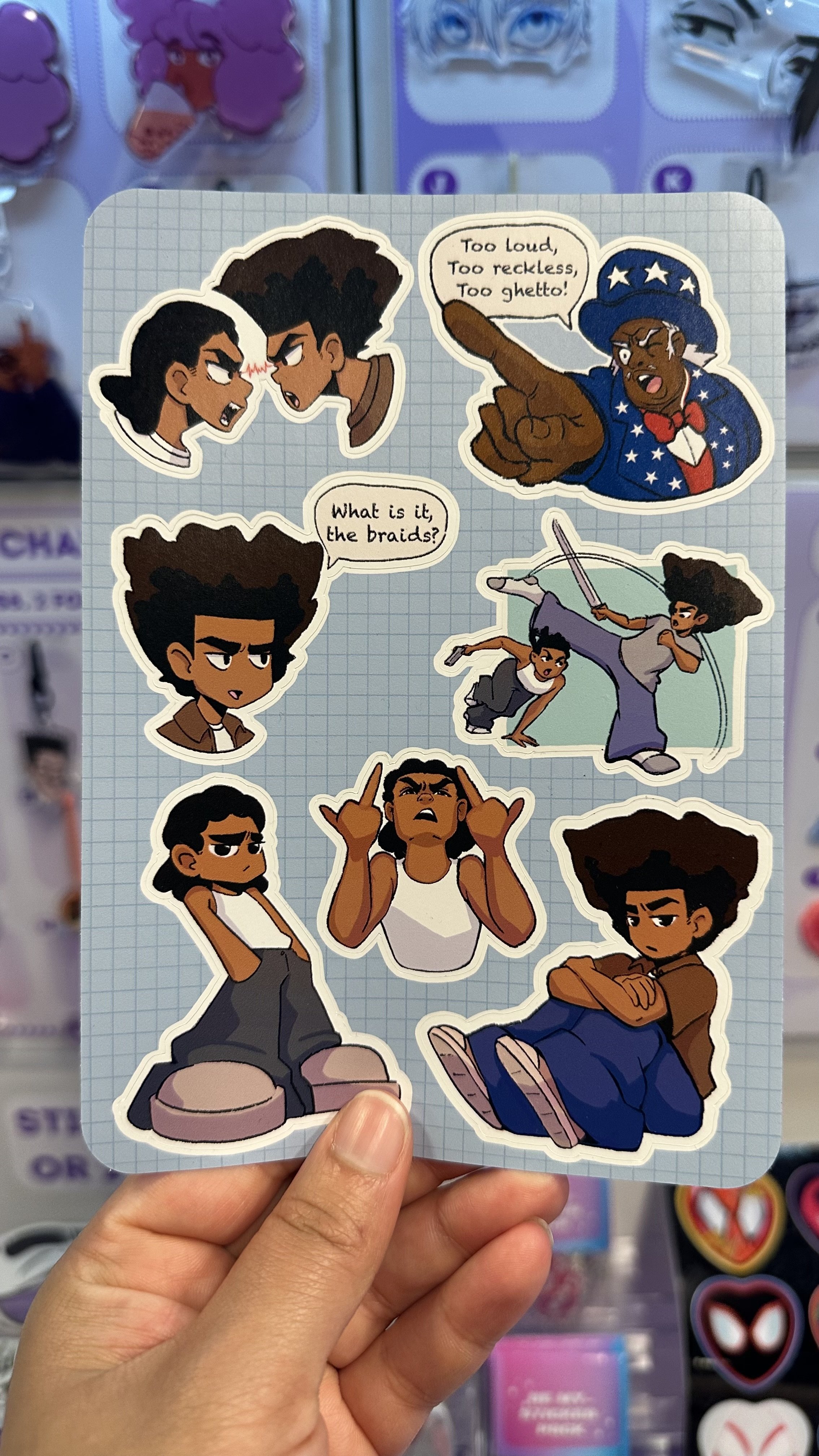 Huey and Riley Sticker Sheet
