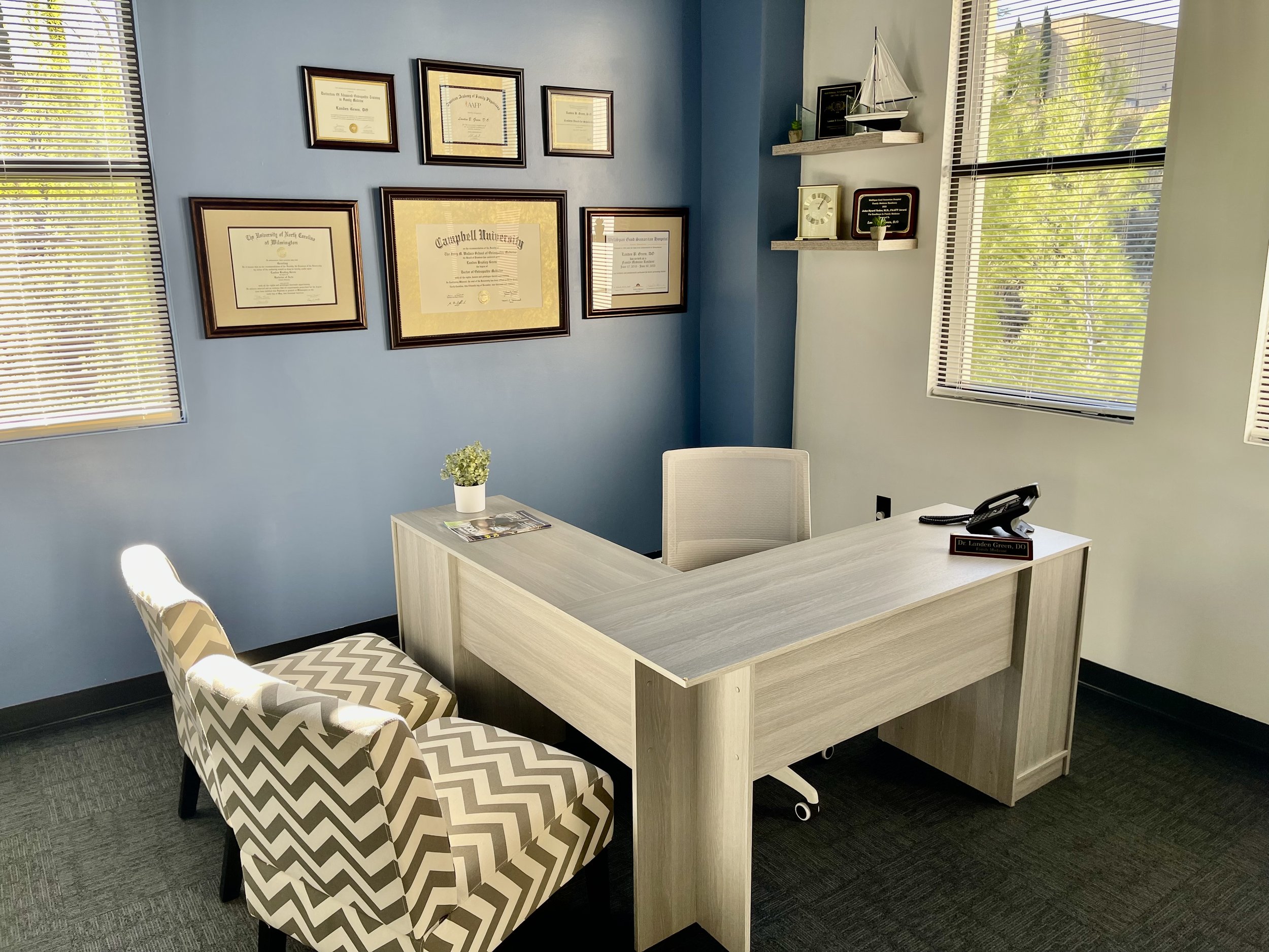Dr. Green's Desk