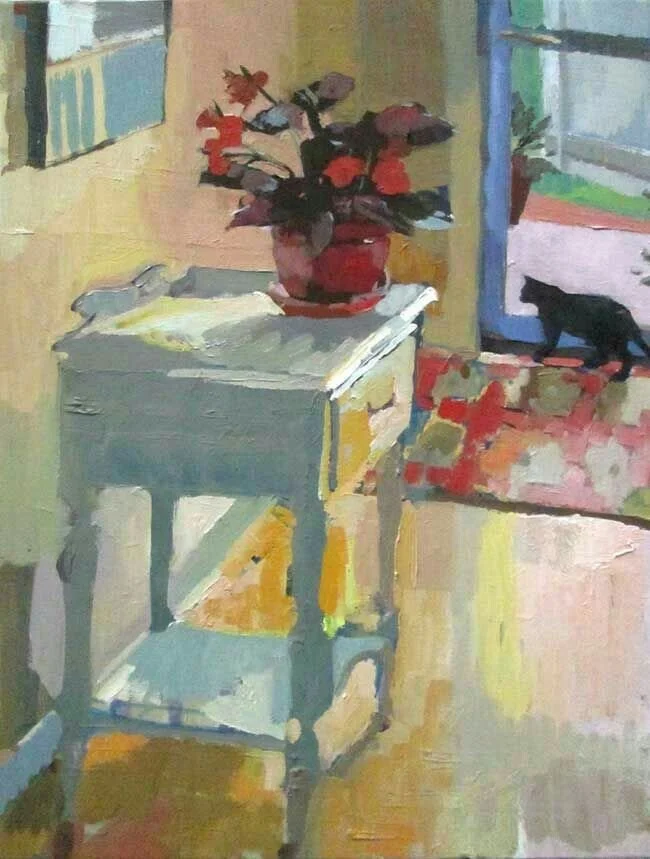 Hot August nights Wednesdays 6 -8pm - Acrylic Development class - Interior Study - 1459 Humboldt Rd, Chico