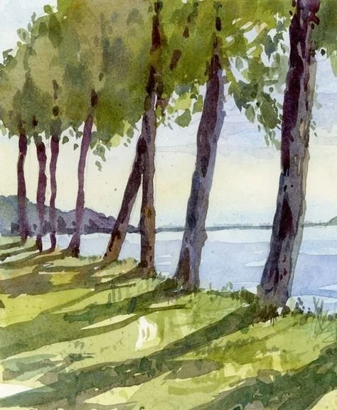 Zoom! Zoom! Tuesday, October 20th at 6.30pm - Watercolor Lake View