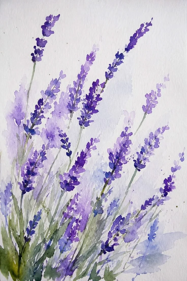 Zoom! Zoom! Tuesday September 29 @ 6.30pm - Watercolor Lavender