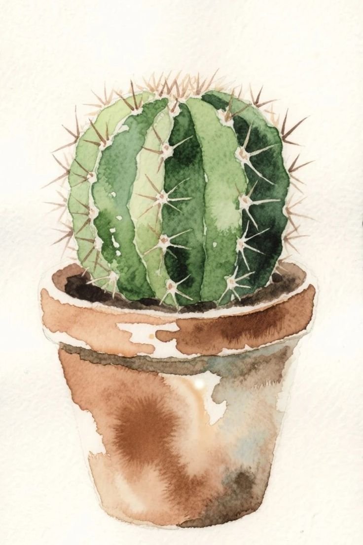 Zoom! Zoom! - Tuesday September 8 @ 6.30pm - Watercolor Cactus