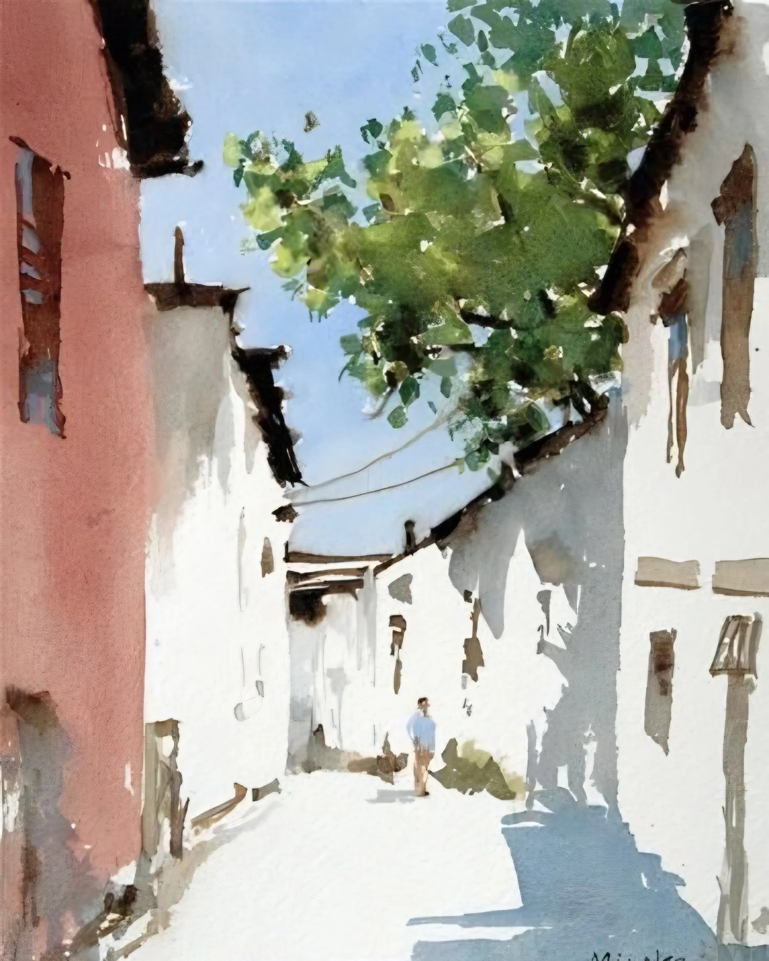 Watercolor Village Street - Saturday April 25 at 2pm - 1459 Humboldt Rd, Chico.