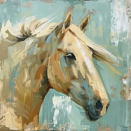 Blonde Horse Acrylic - Sunday June 14th at 1pm - 1459 Humboldt Rd, Chico.