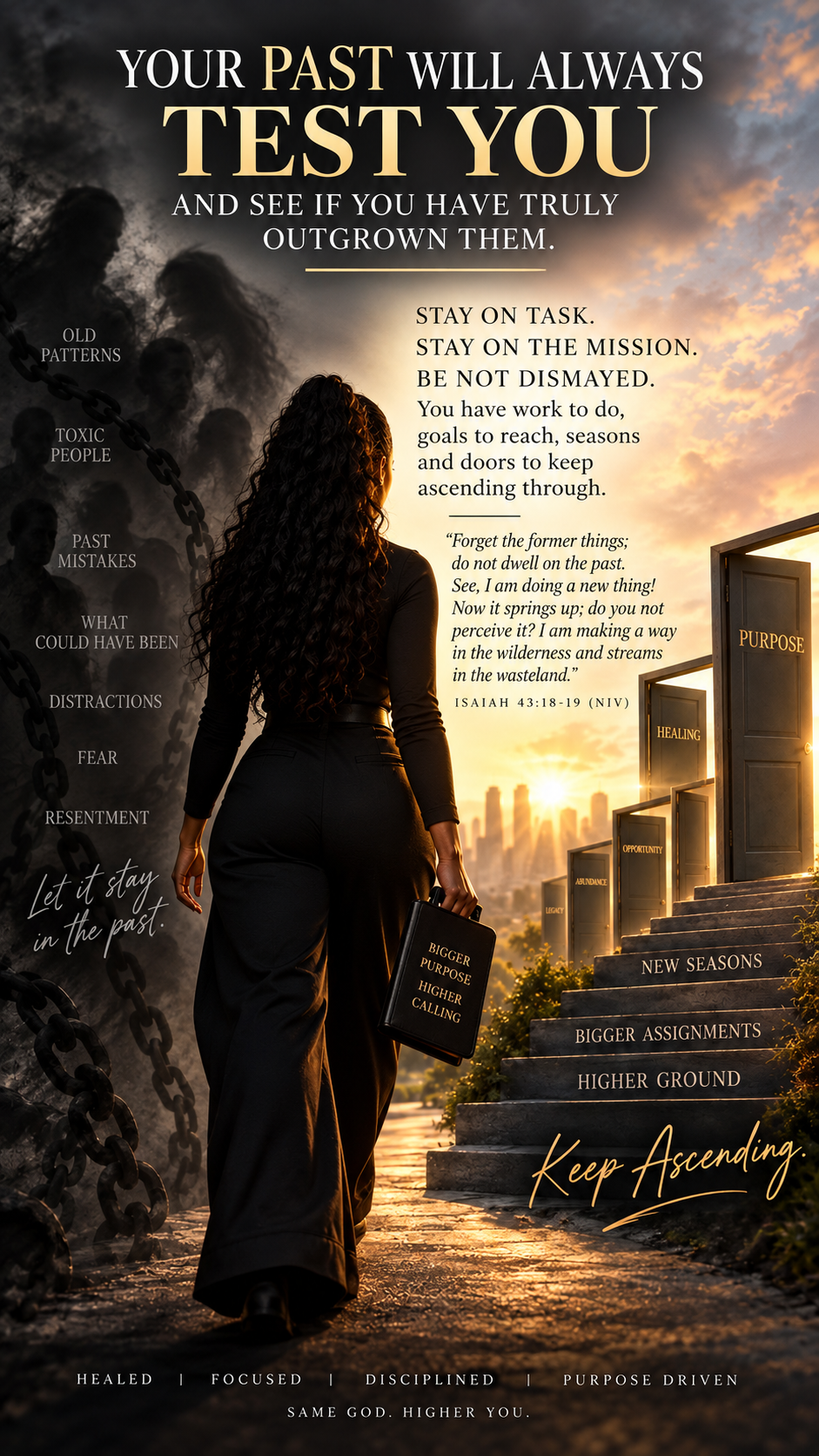 When Your Past Tests Your Growth: Stay Steadfast and Keep Ascending