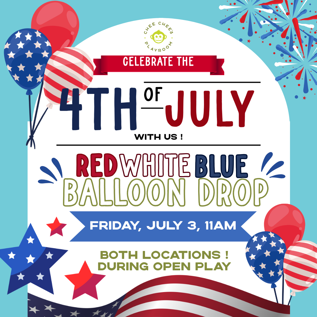 🇺🇸 Red, White &amp; Blue Balloon Drop