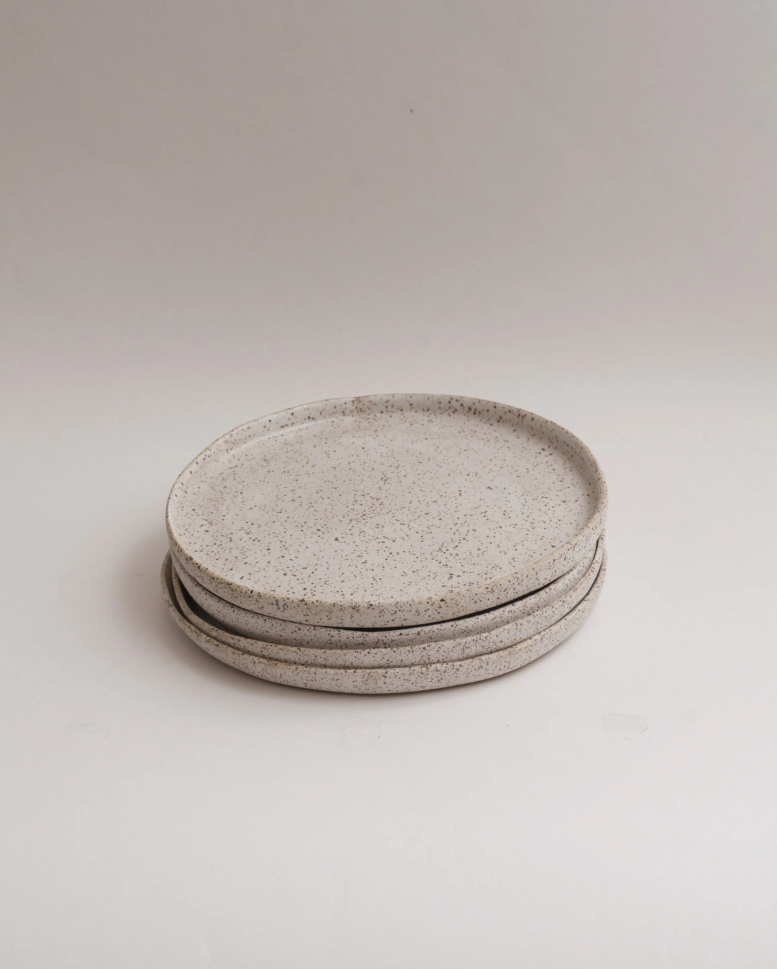 Breakfast Plate #1 Set of 4 White Sand Matte/Gloss Regular