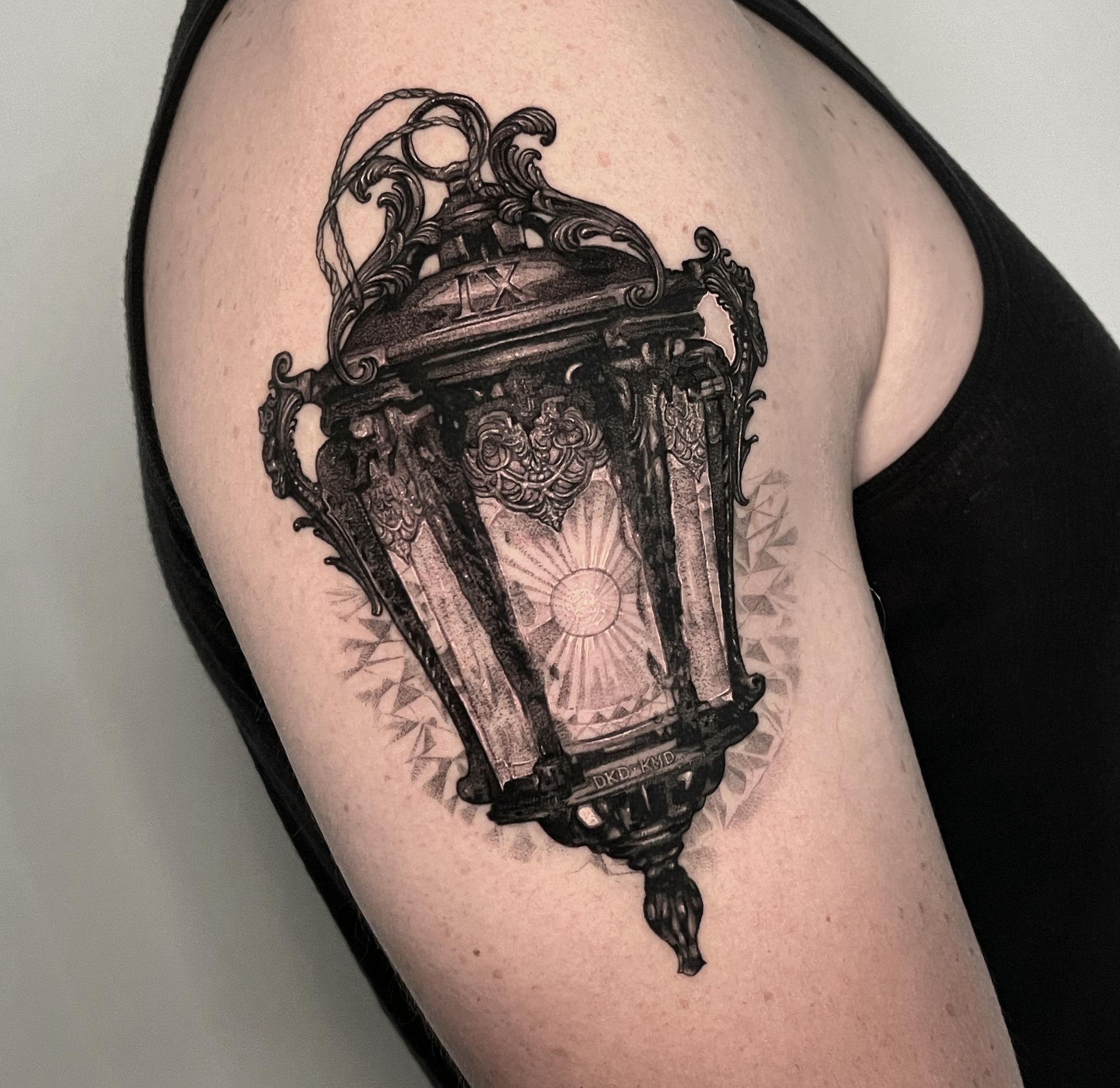 Anita La Sainte Tattoo Art  Gothic lantern for Vanessa 3  Facebook