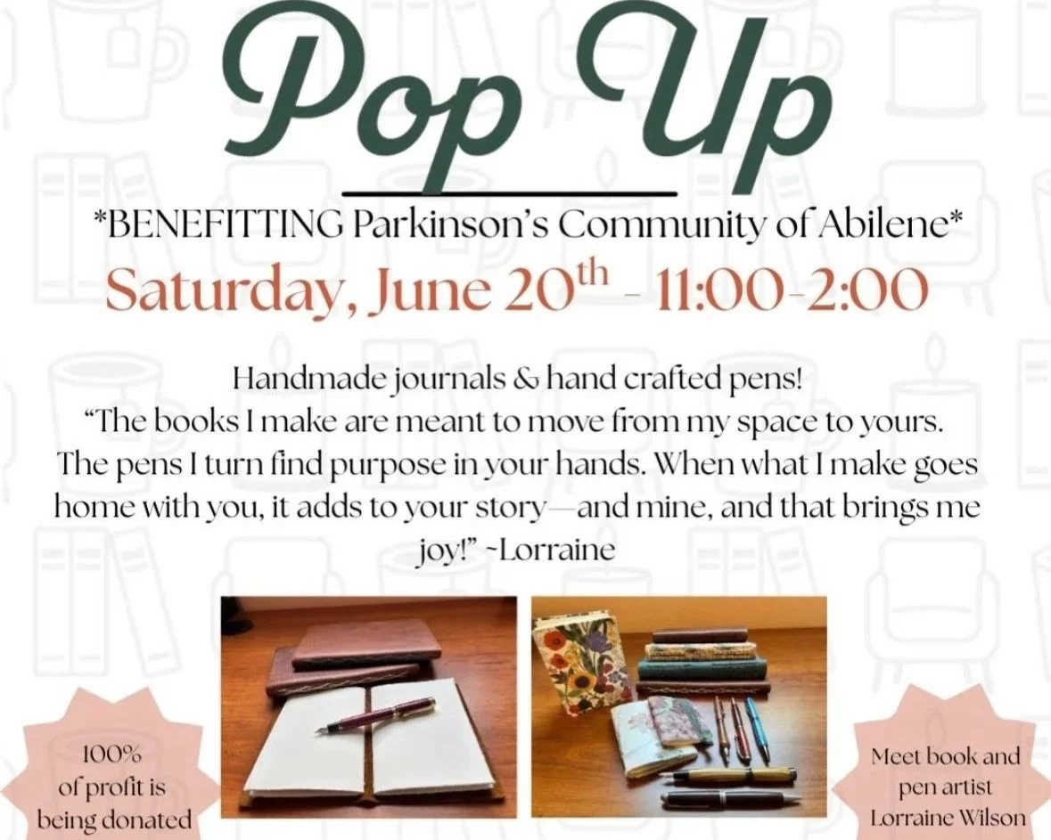 Pop Up: Lorraine Wilson Handmade Pens and Journals