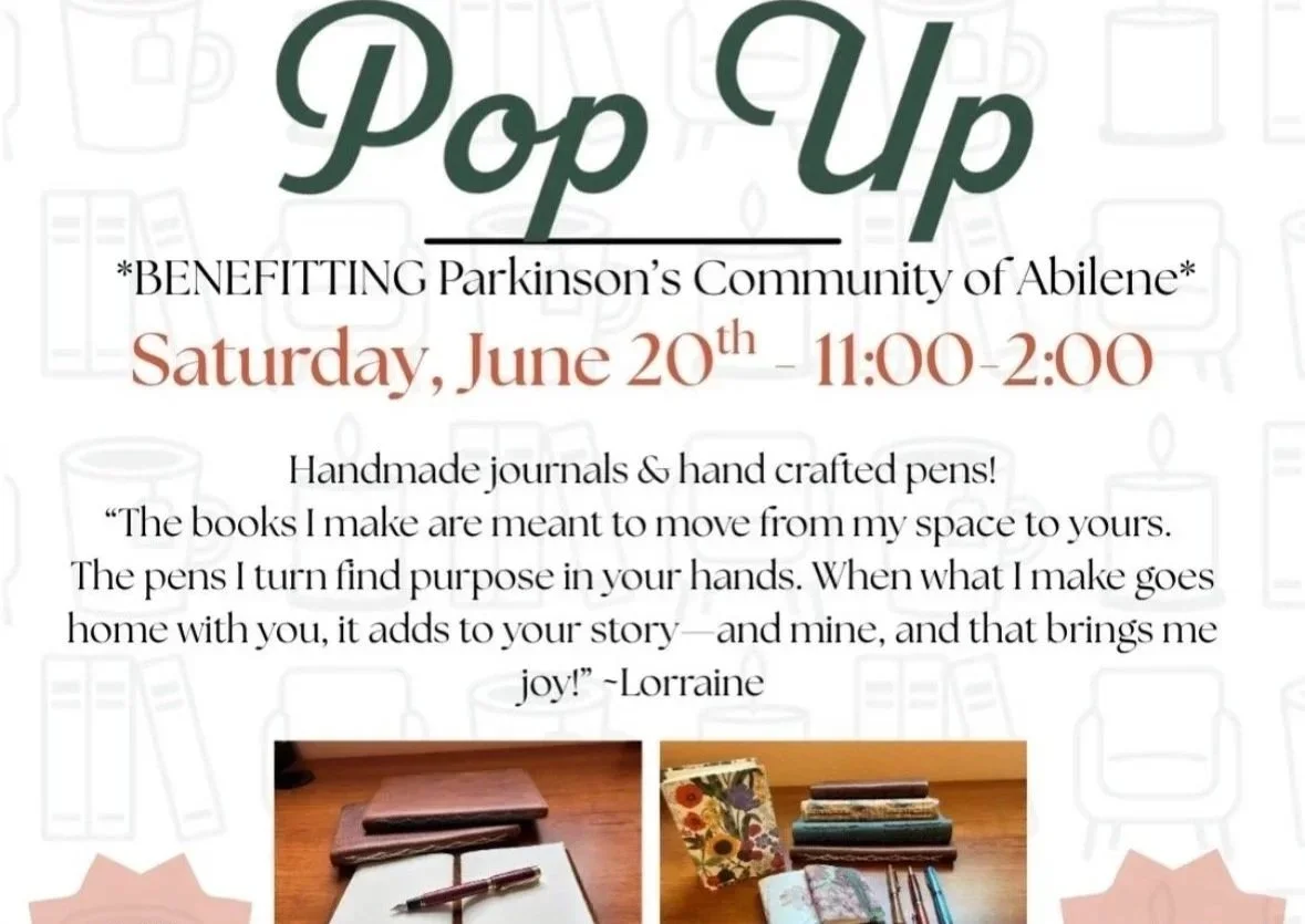 Pop Up: Lorraine Wilson Handmade Pens and Journals