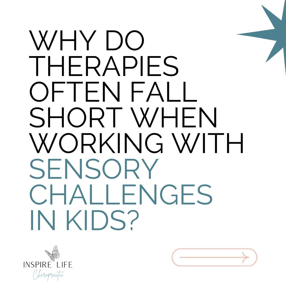 We love PT and OT, but sometimes when you add in movement without a resilient and adaptable nervous system, the brain 🧠 still has too much noise to sort through and struggles with sensory overload and challenges! 😣 

This is why it is so important 