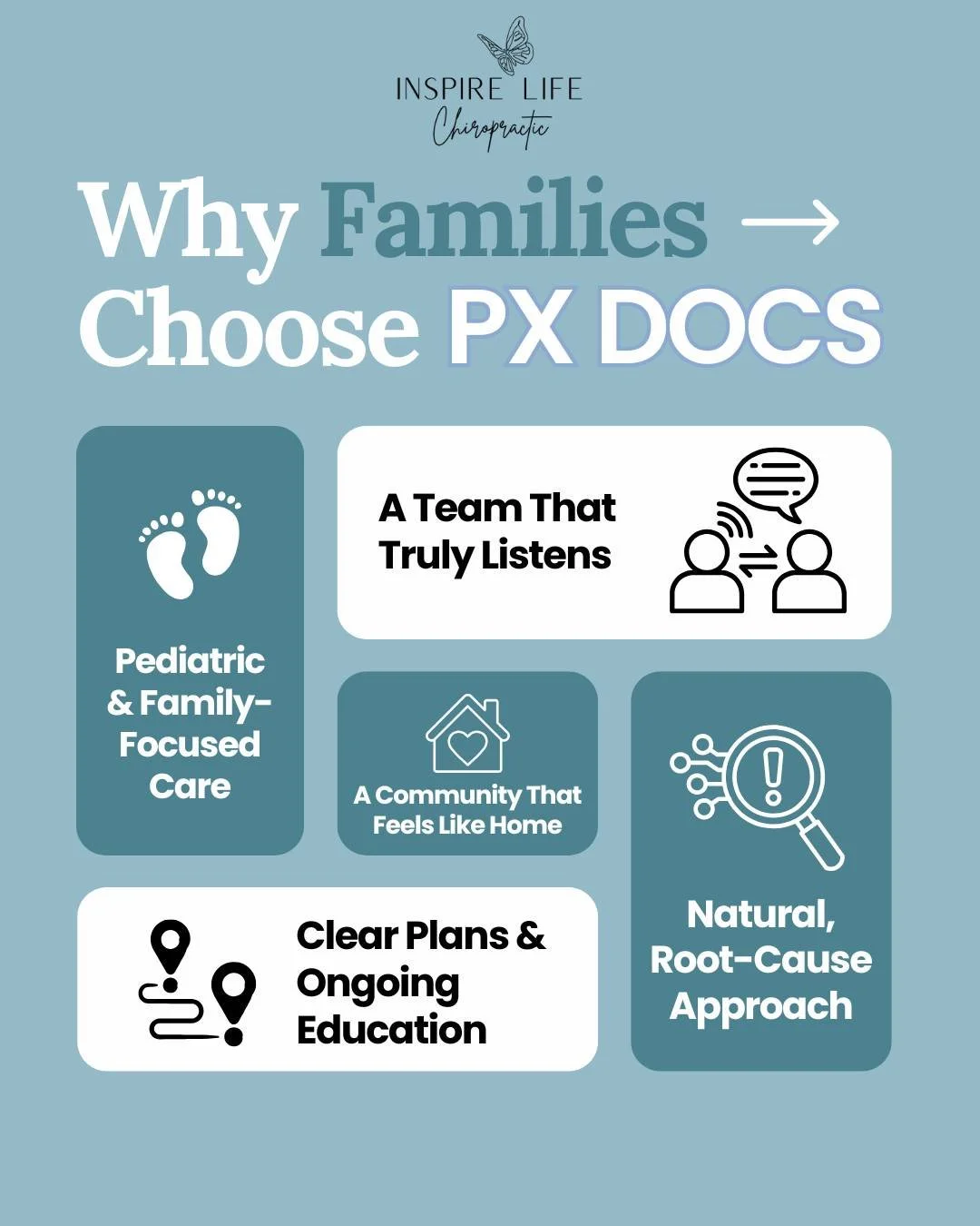 Parents come to us when they&rsquo;re ready for more than surface-level answers. 🩵 They&rsquo;re looking for clarity, real understanding, and care that truly honors their child&rsquo;s story. ✨

At PX Docs, we don&rsquo;t chase symptoms &mdash; we b