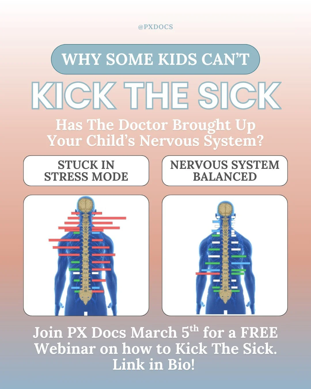 Sign up for the Free Webinar from @pxdocs, March 5th at 7 PM CST! 

This is the kind of information that can truly shift your family&rsquo;s health and help your household break the cycle of always being sick. 🙏

Tap the link in our bio to save your