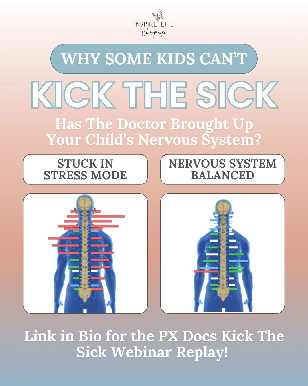 Missed the Kick the Sick Webinar on March 5th? 
Good News! The replay is ready! 🤩

If your child keeps getting sick, this explains why and what you can do to finally break the cycle! Find the link in our bio 🔗