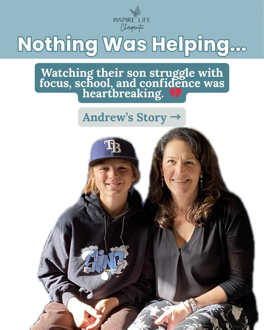 Nothing was working&hellip; until they looked at the nervous system. 👀

Andrew was struggling in school, having a hard time focusing, and it was starting to affect everything, from homework to confidence to home life.

Like so many families, they tr