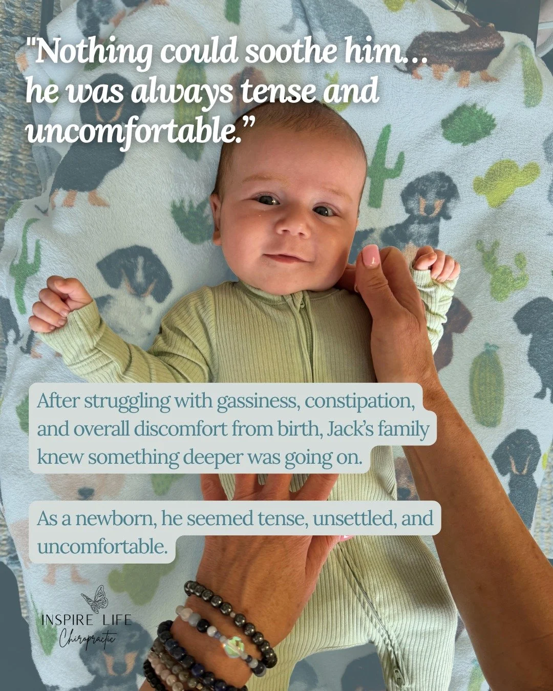 Your newborn&rsquo;s nervous system is constantly co-regulating with yours 🤍

When they&rsquo;re stuck stressed, tense, uncomfortable, or unable to settle, it&rsquo;s often more than &ldquo;just a phase.&rdquo; Their little nervous system may simply