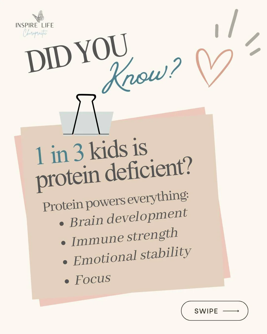 Back-to-school means growing brains, busy bodies, and LONG days. 🎒🧠

And one of the simplest ways we can support our kiddos through it all? Making sure they&rsquo;re getting enough quality protein. 🥩🥚

Protein provides the amino acids their bodie