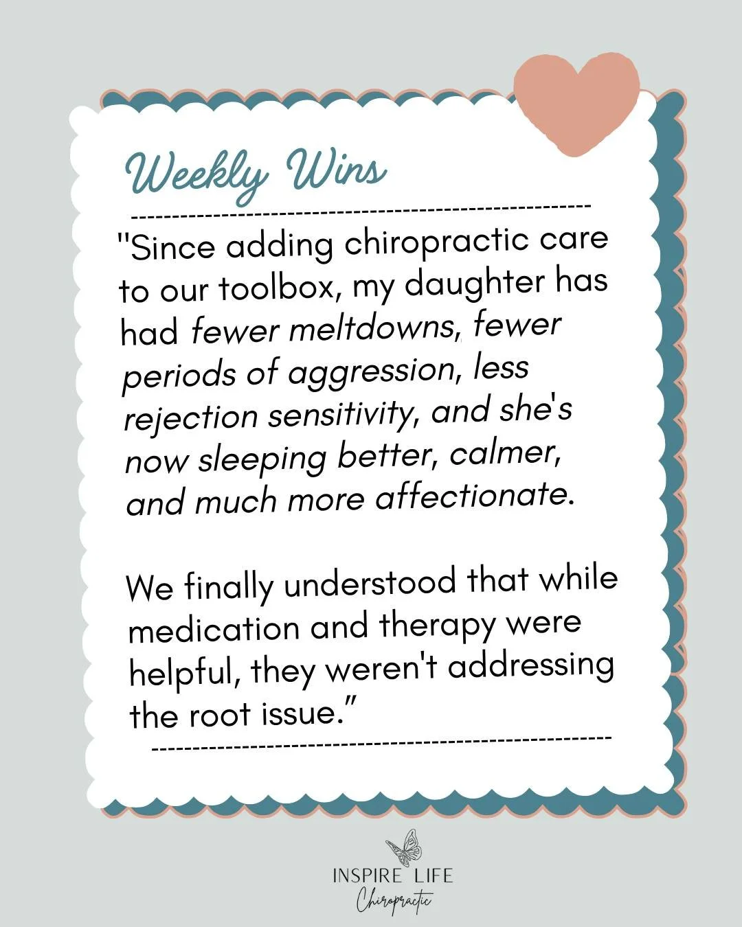 Some wins deserve to be celebrated. 🤍

Every family's journey looks different, but one thing we hear time and time again is how powerful it is to finally feel like you're moving in the right direction.

Whether it's fewer meltdowns, better sleep, mo