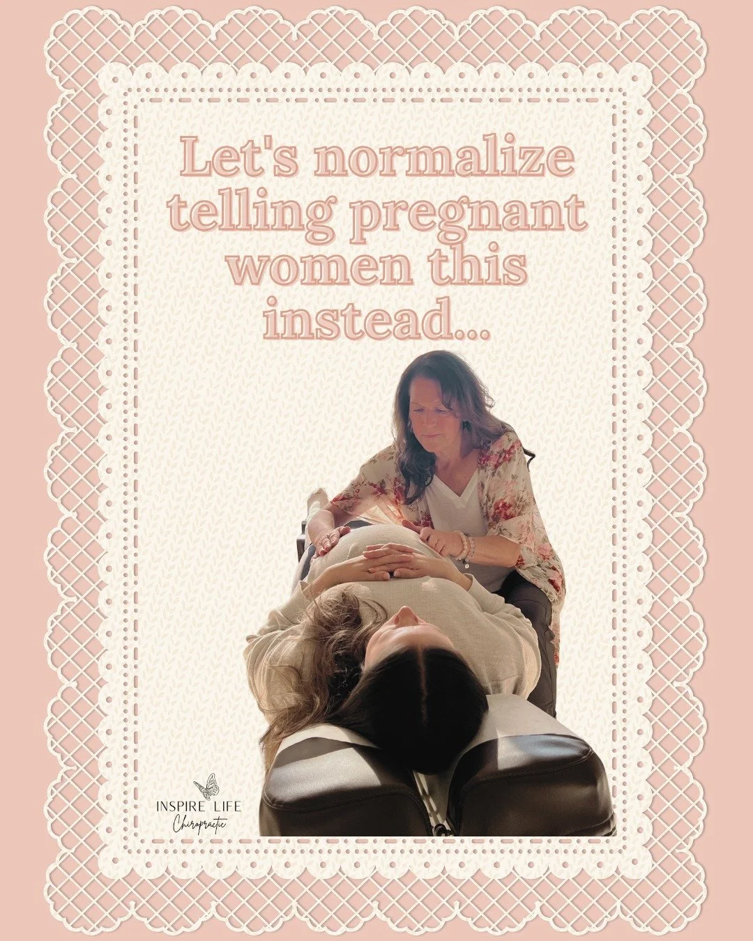 AND our favorite one:
Instead of "A healthy baby is the only thing that matters," remember to add in that "your experience matters too" 🩷
 #pregnancy #chiropractic #sandiegomom