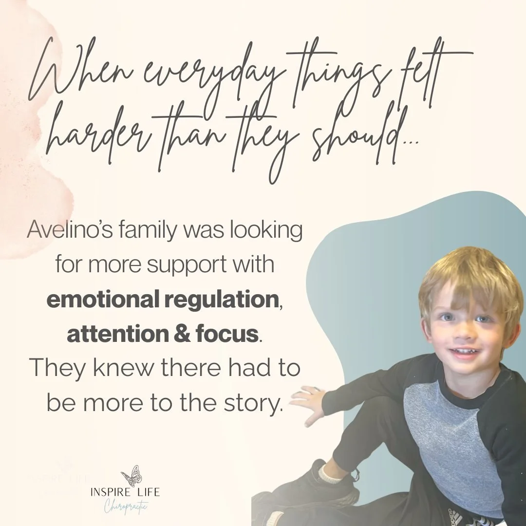 Sometimes the biggest changes show up in the everyday moments. 🤍 
For Avelino&rsquo;s family, they began noticing more ease with emotional regulation, better attention + focus, and a difference in how he was able to move through his day.

And his pr