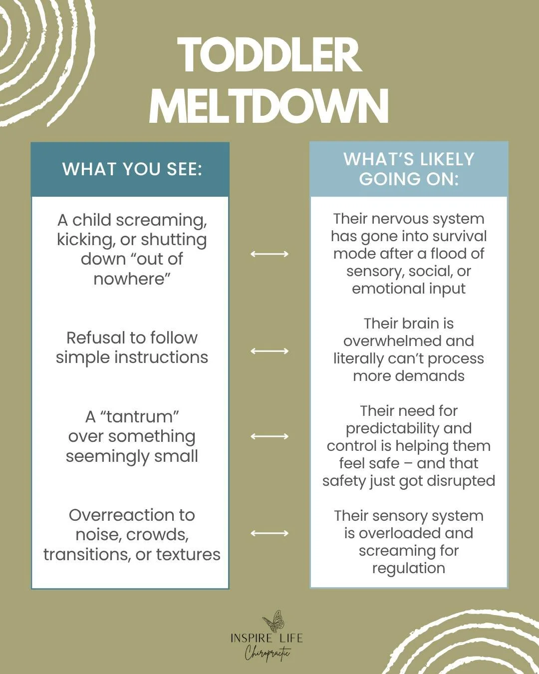 Have you ever been told your toddler just needs &ldquo;firmer boundaries&rdquo;? 😣

But in the middle of a meltdown, there can be so much more going on beneath the behavior.

When your child&rsquo;s nervous system becomes overwhelmed, their ability 