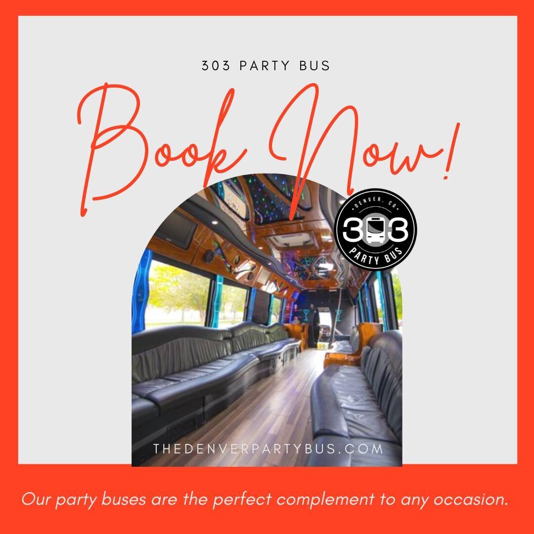 Hey Denverites! 🙋&zwj;♂️

If you are going to attend an amazing party, how would it be if the fun starts along your way? 🥳🚍

Our Party Bus services offer you the best &quot;Party On Wheels&quot;. 👯&zwj;♂️

If you&rsquo;re celebrating a special oc