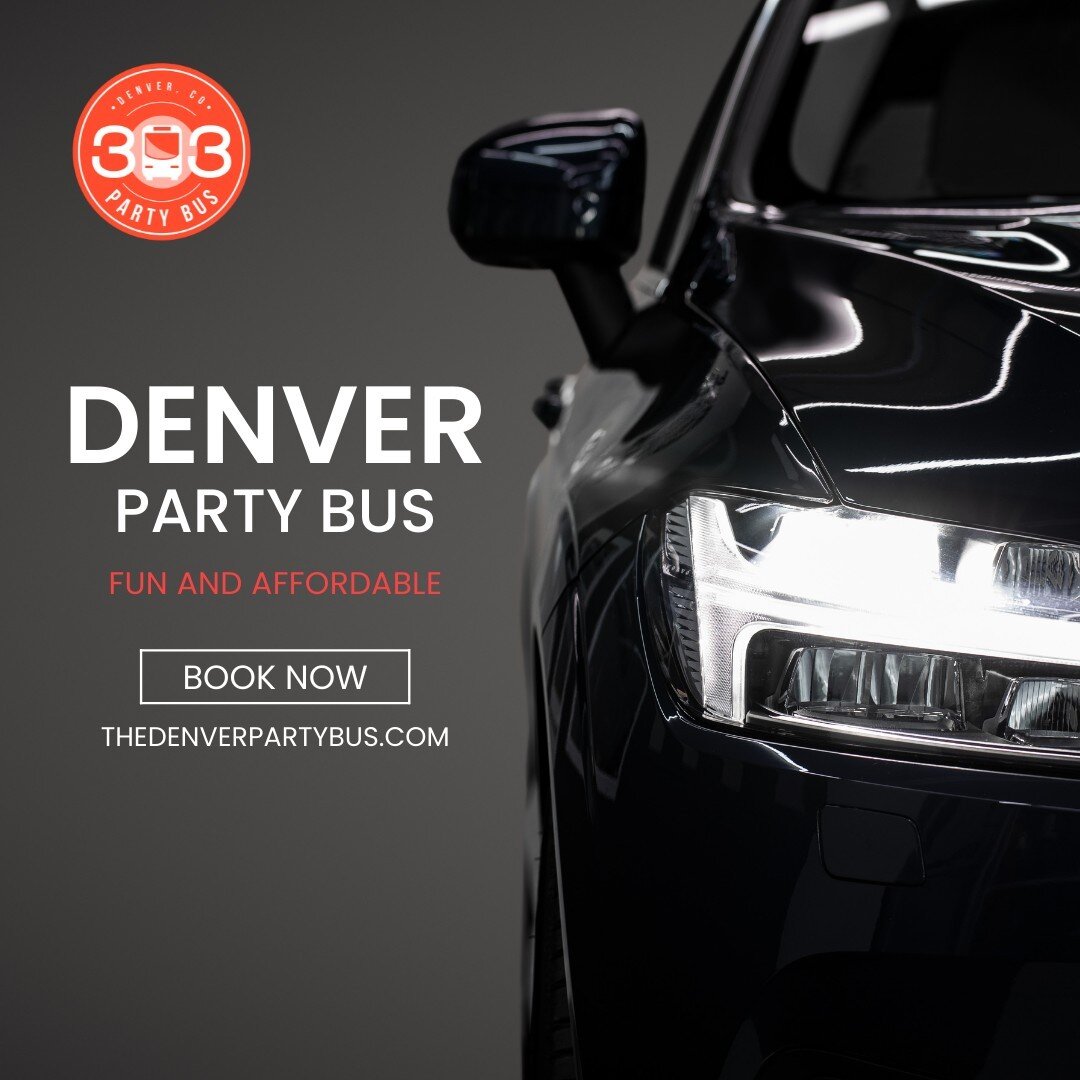 Hey Denverites, 🙋&zwj;♂️

Did you know? 

Denver party buses are FUN AND AFFORDABLE 🔥✨

Our party bus rates are very affordable and we provide top-notch service. Book a limo bus today and don&rsquo;t worry about drinking and driving. 🚘

Let our fu