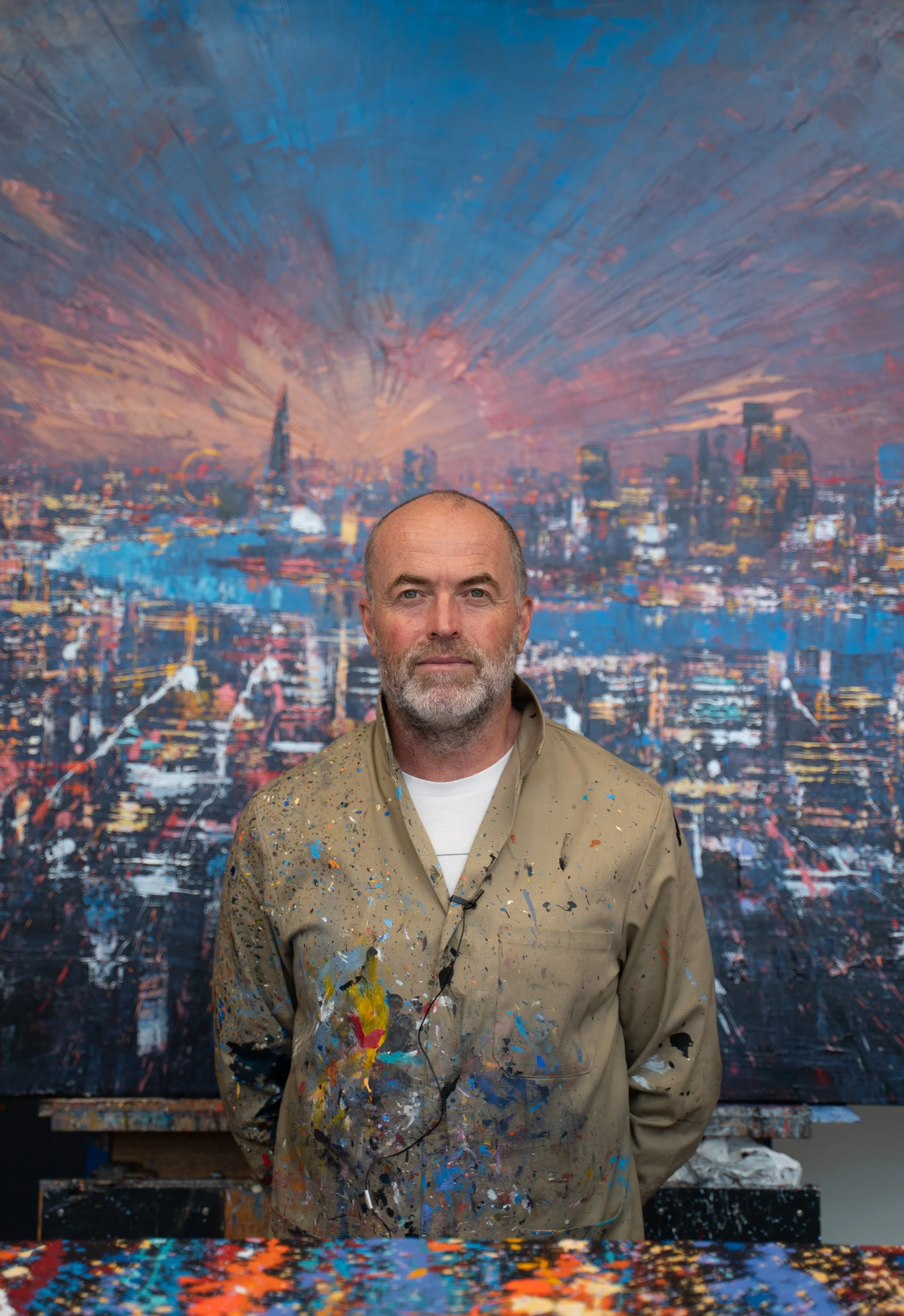 London Grilling: Artist Paul Kenton on capturing London's energy in paint