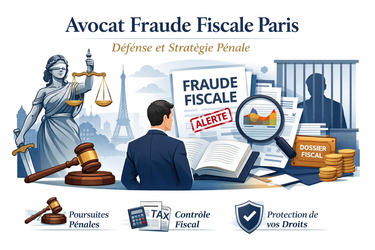 Avocat fraude fiscale Paris : défense pénale et stratégie juridique
