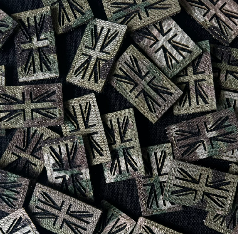 STAB Solutions Multicam Mini Union Jack Patch 1 - Laser Cut Military Badges