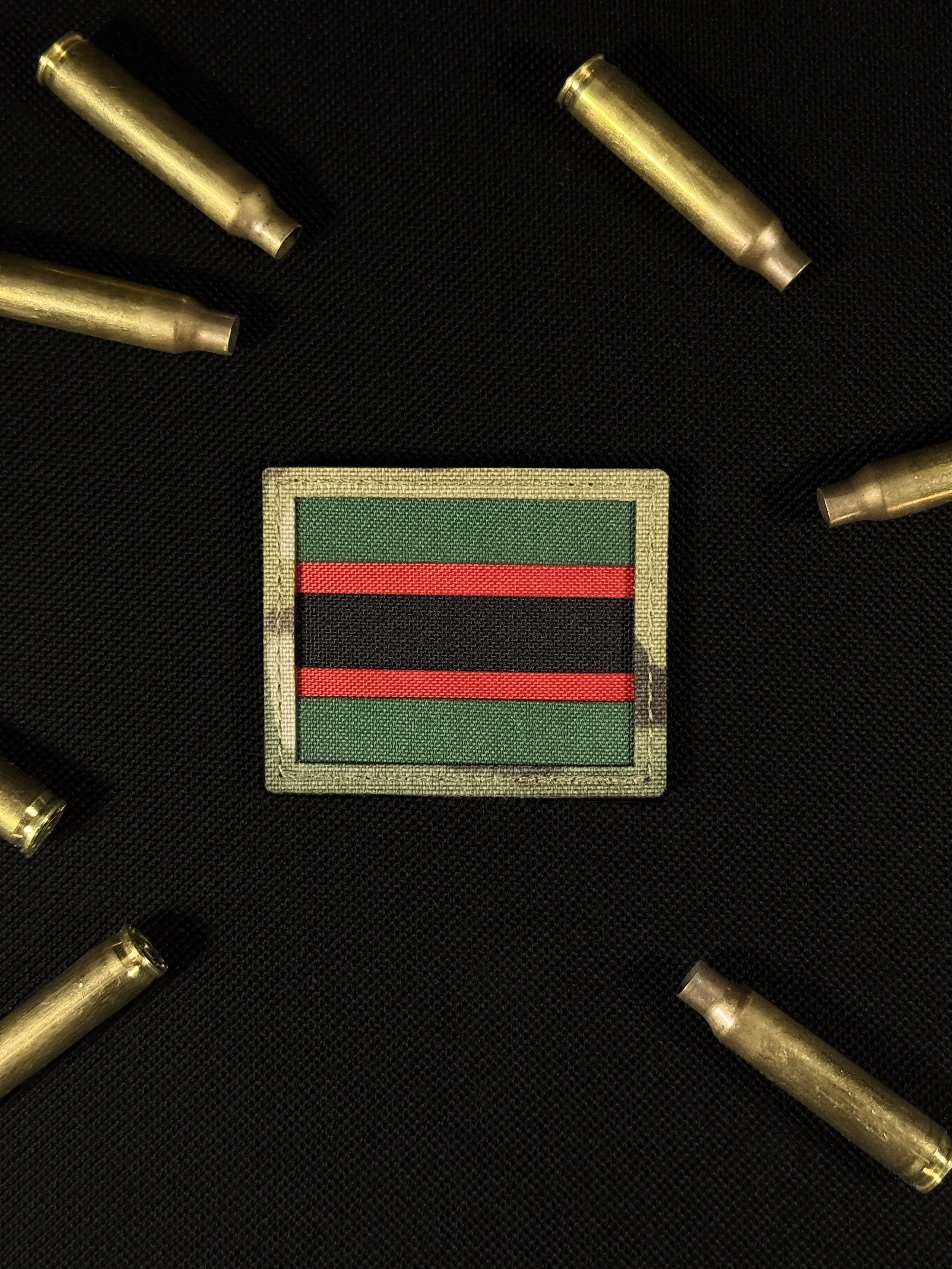 STAB Solutions 0170 RIFLES Regiment Coloured TRF Patch Laser Cut Multicam Laminate Cordura Badge British Army Military Equipment Rifleman.JPG