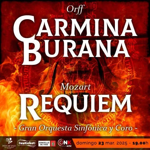 Carmina Burana y Requiem en Vigo.