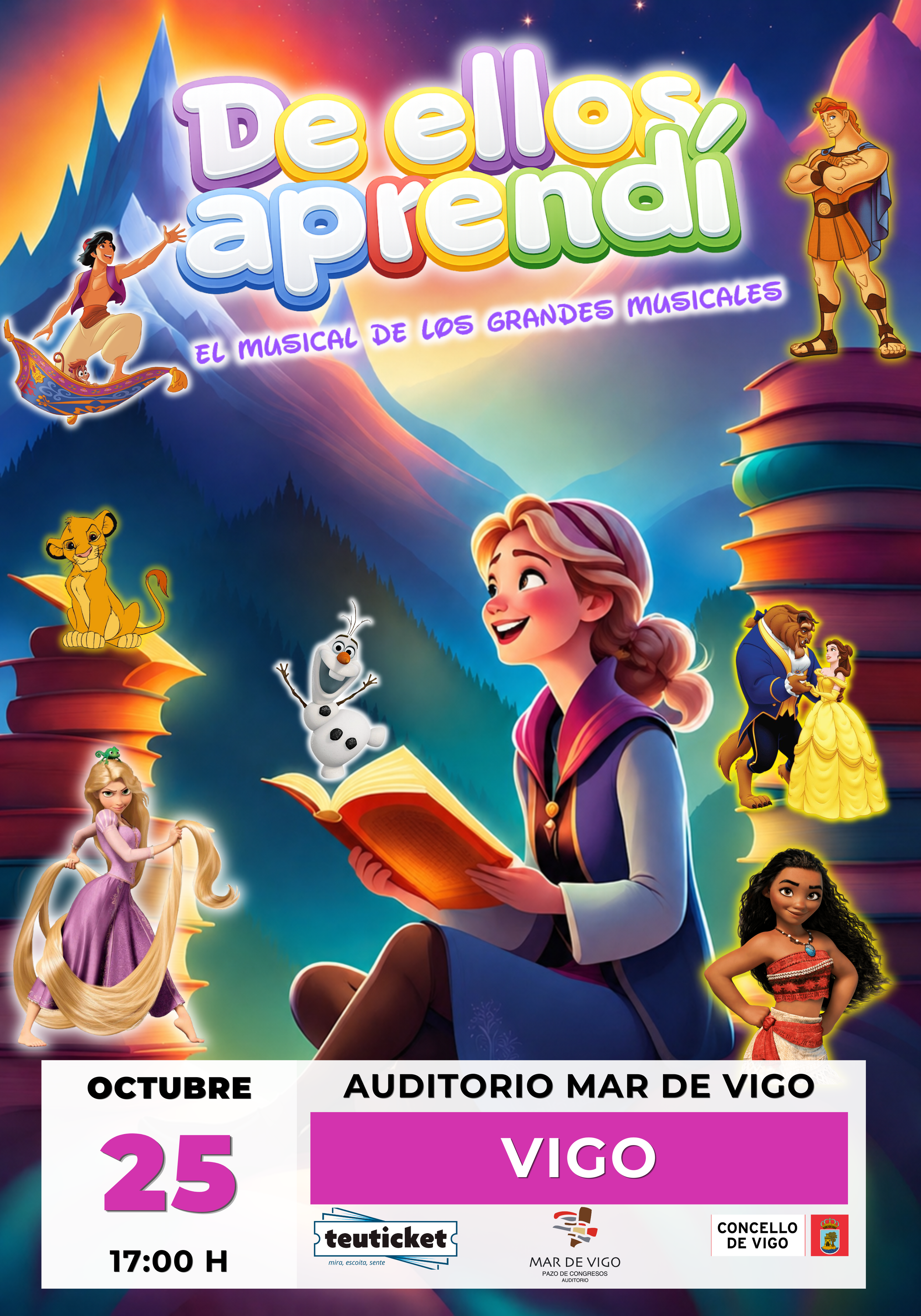 "De ellos aprendí", el musical de los grandes musicales en Vigo.