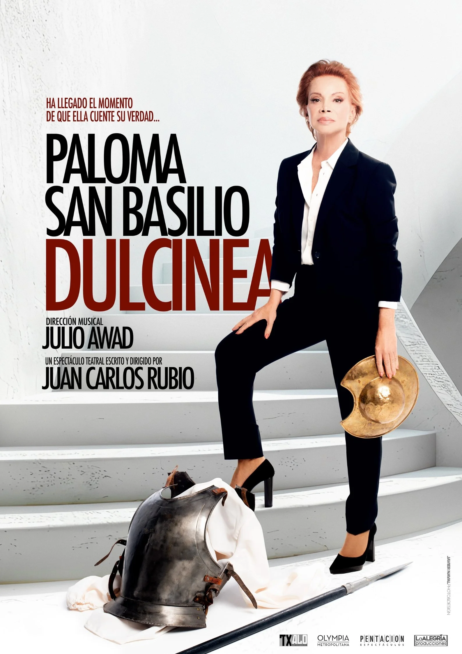 Dulcinea con Paloma San Basilio y Julio Awad en Vigo.