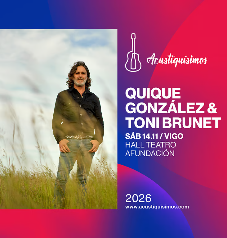 Quique González y Toni Brunet en Vigo.