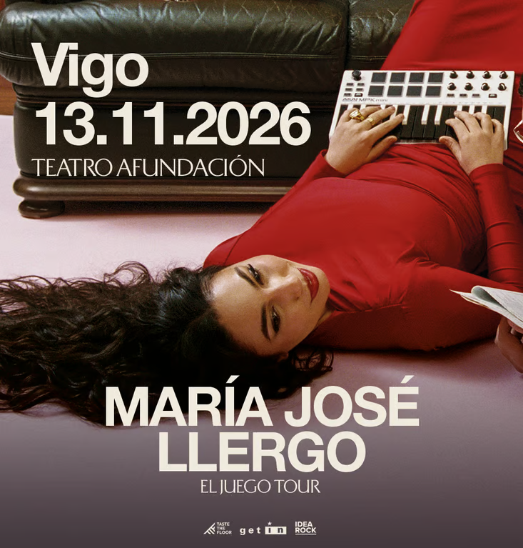 María José Llergo en Vigo.