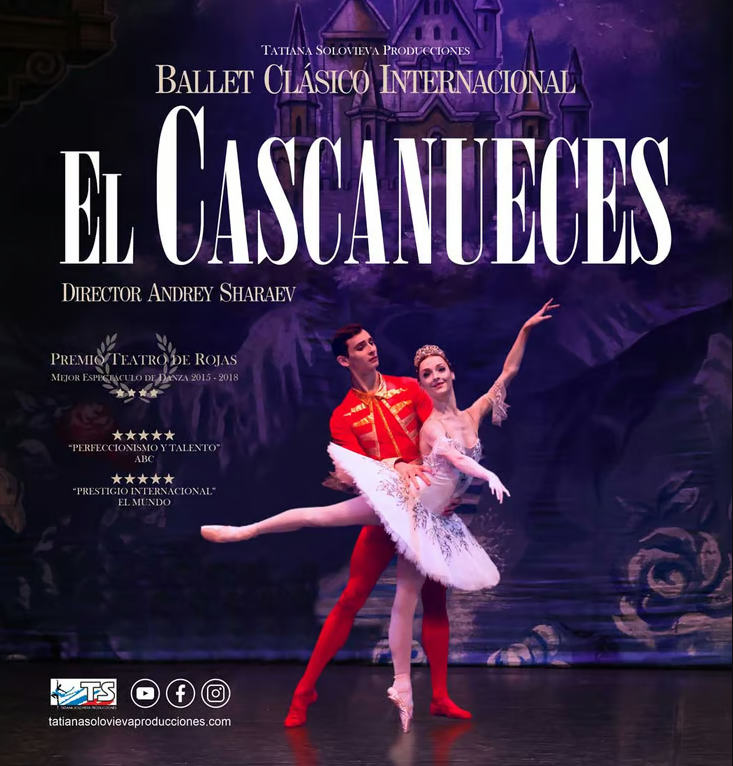 "El Cascanueces" por Ballet Clásico Internacional en Vigo.
