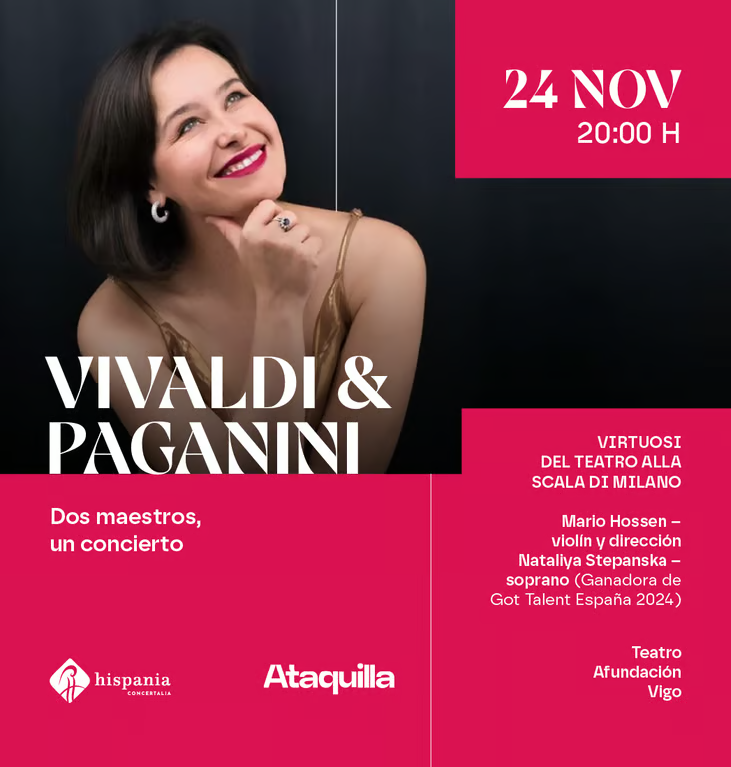 “Vivaldi & Paganini: Dos Maestro, un concierto” en Vigo.