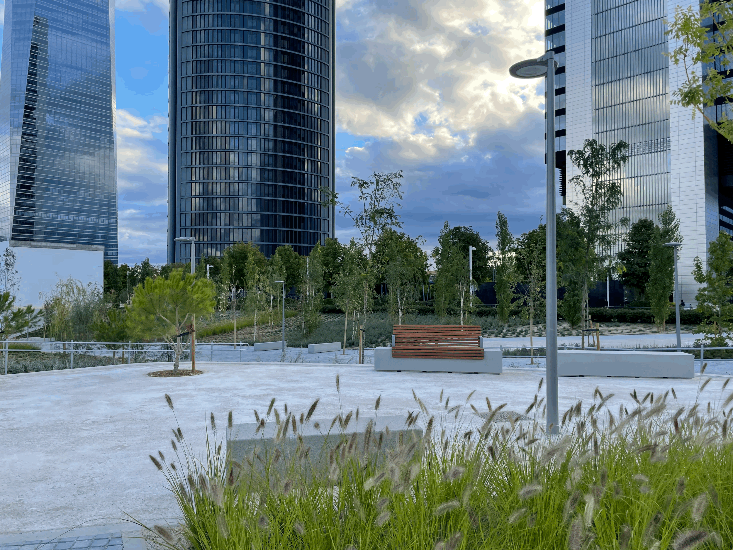 Madrid fills its first urban pond entirely with treated rainwater