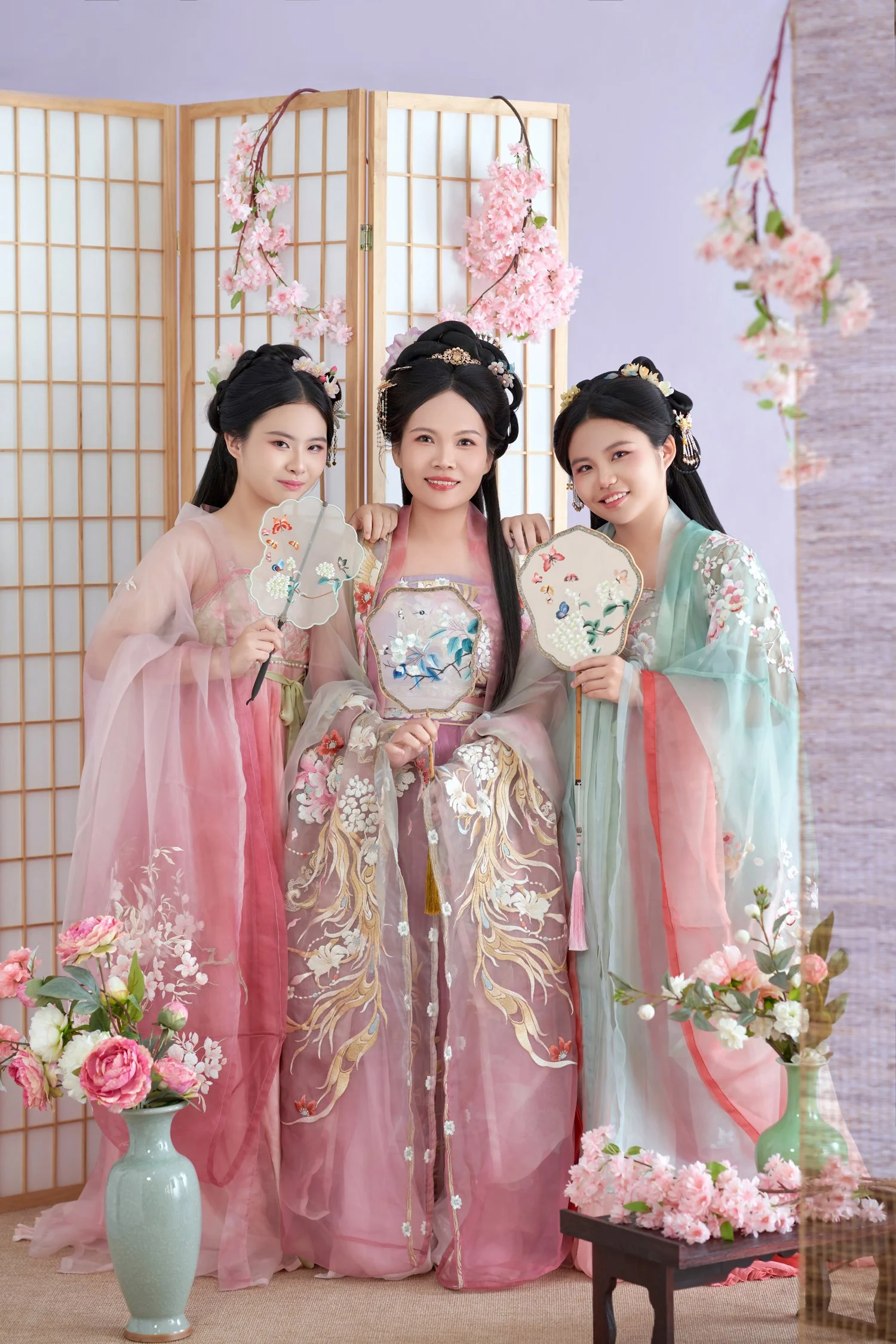 family photoshoot singapore hanfu
