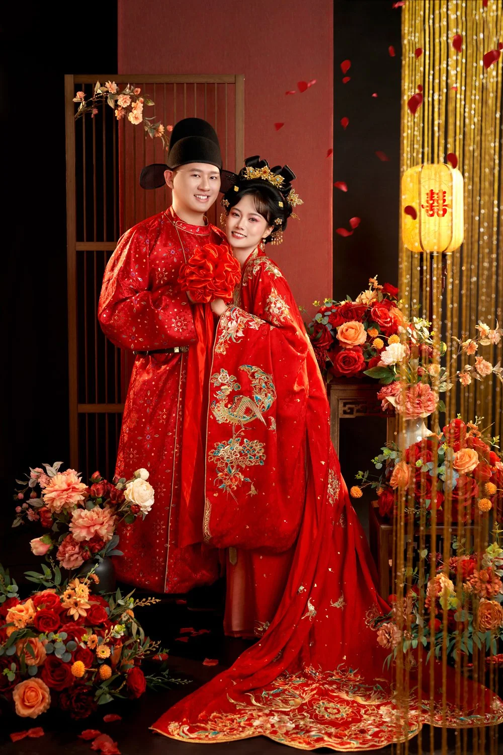 singapore couple in wedding hanfu 
