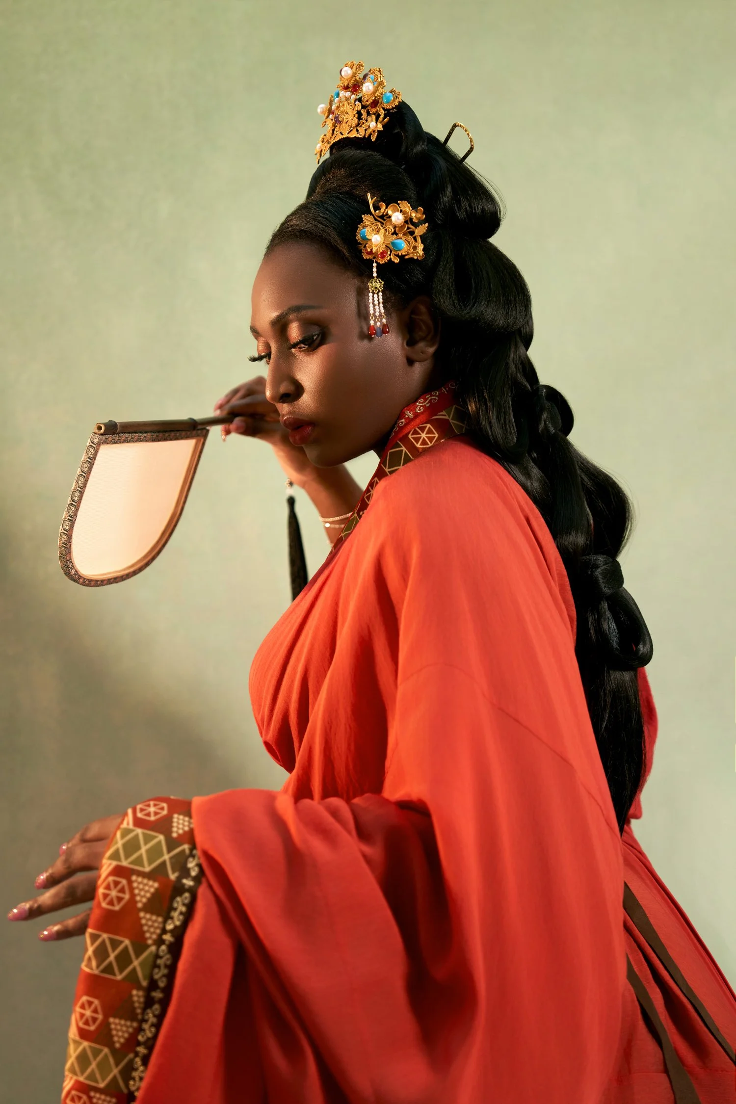nigerian lady in hanfu