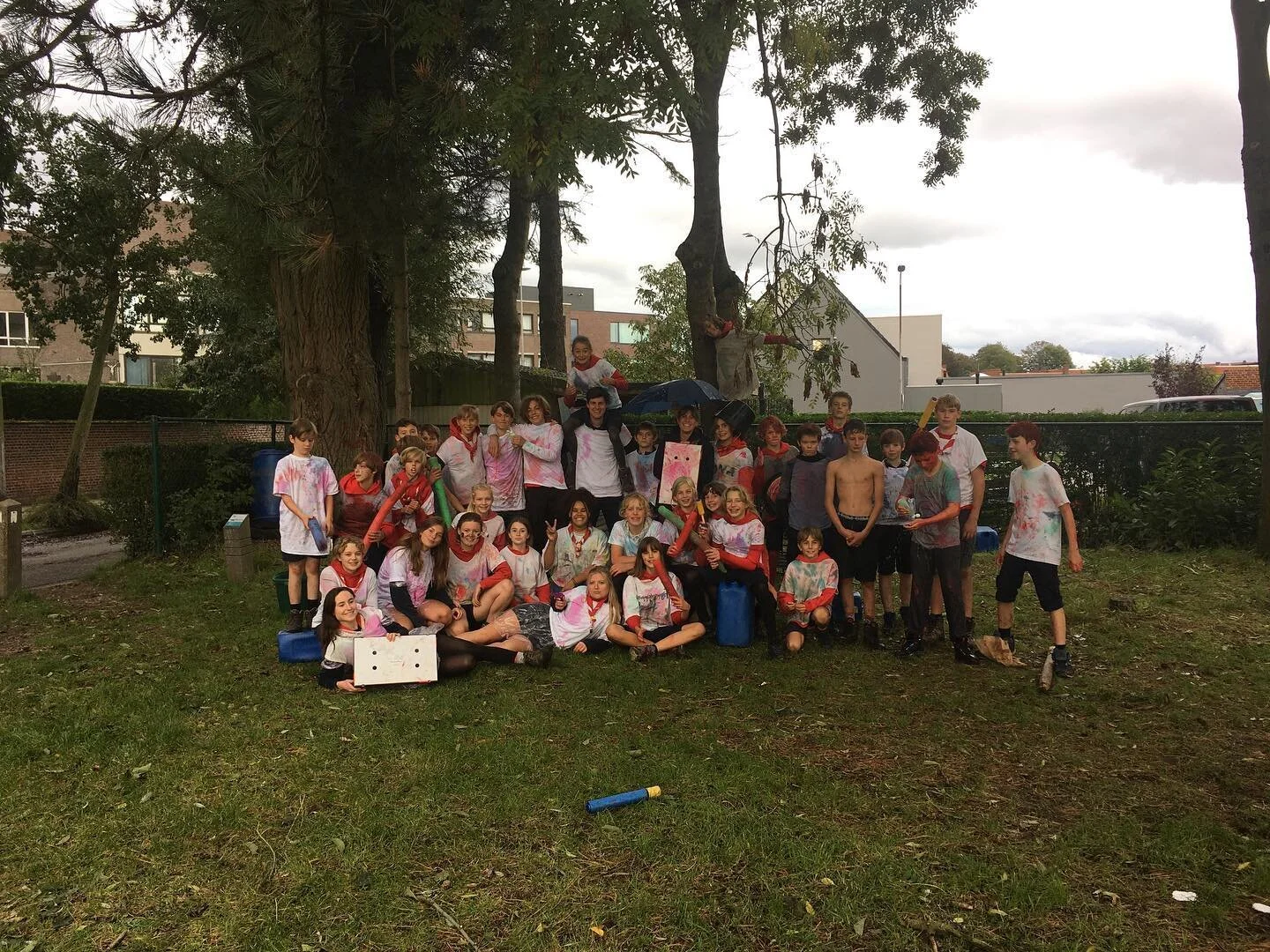 Paintball met de JVG&rsquo;s, twas weer tof! 🎨❤️🧡💛💚💙💜