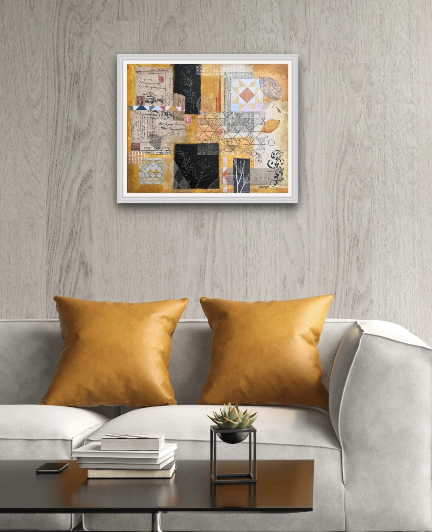 Messages_and_Memories_mixed-media_original_abstract_gold_art.jpg