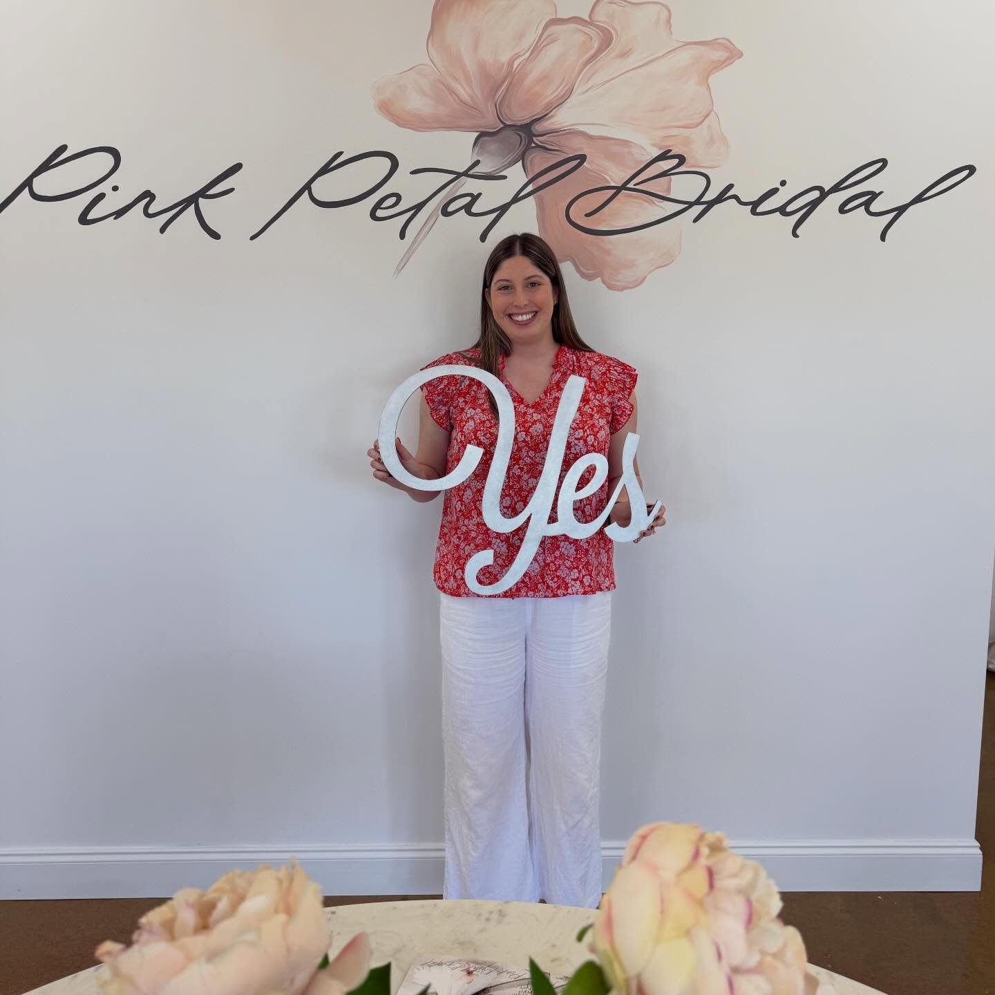 Congratulations Katie! You said &ldquo;YES&rdquo; to your dream dress! It was such a pleasure meeting you and your beautiful family &amp; friends. I am so excited for you!!
#pinkpetalbride #wedding2026 #isaidyestothedress